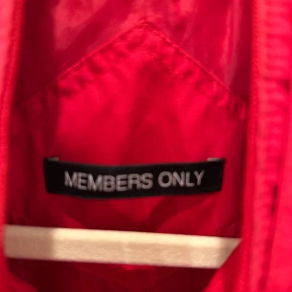 Members Only Red Jacket S - Picture 4 of 5